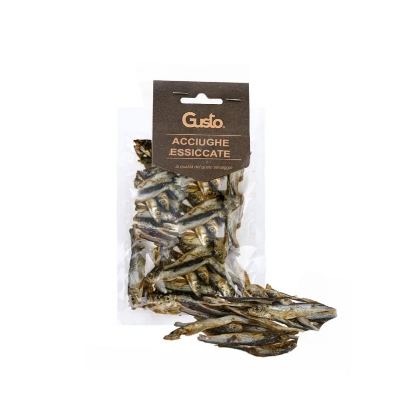 Snack Naturale Acciuga Essiccata per Cani - 100g
