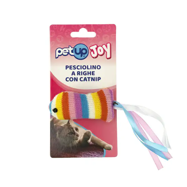 Gioco con erba gatta per gatti in tessuto PetUp Joy