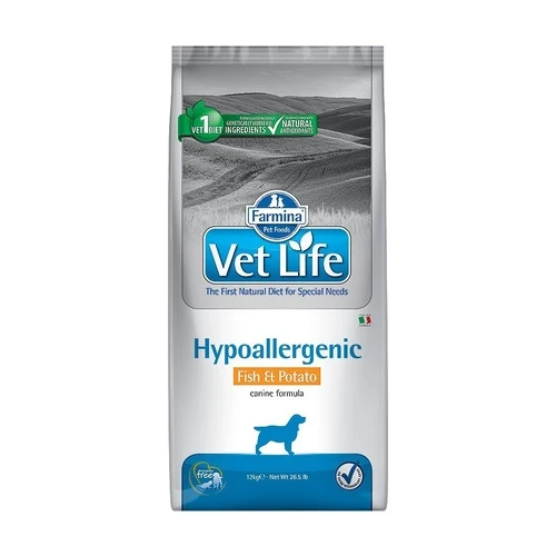 Farmina Vet Life Dog Hypoallergenic Pesce e Patata - 12 kg