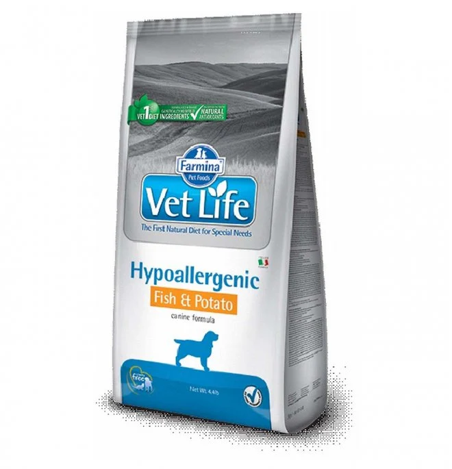 Farmina Vet Life Dog Hypoallergenic Pesce e Patata - 2 kg