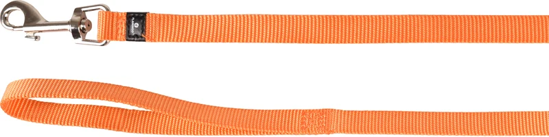 FLAMINGO CANE GUINZAGLIO IN NYLON "ZIGGI" 130 CM x 20 MM ARANCIO