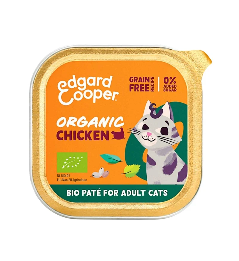 EDGARD & COOPER GATTO BIO ADULTO PATE' POLLO DA 85 GR