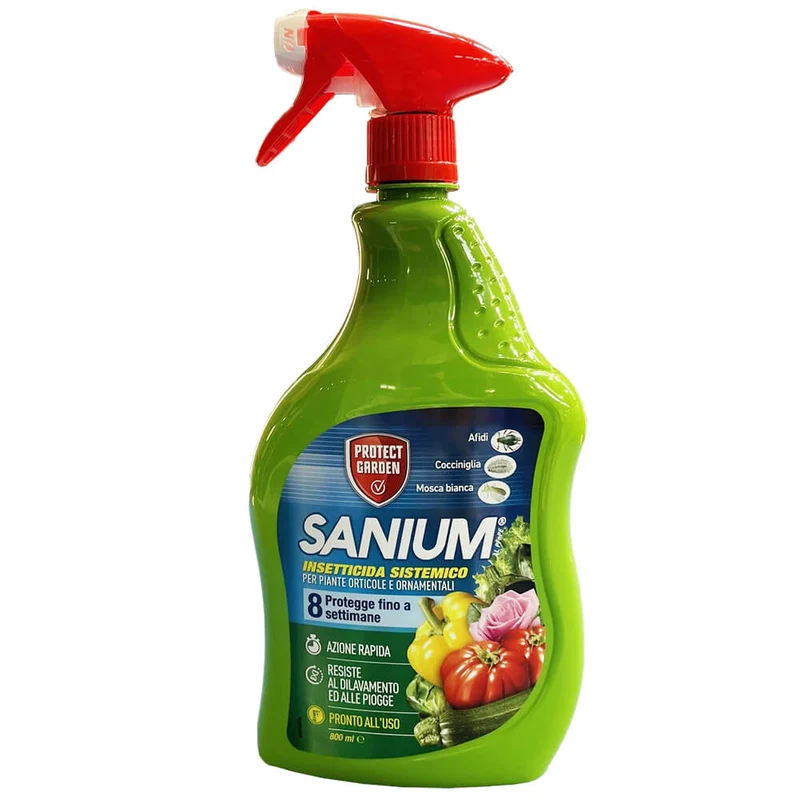 Insetticida sistemico Sanium AL PFnPE piante edibili 800ml Protect Garden