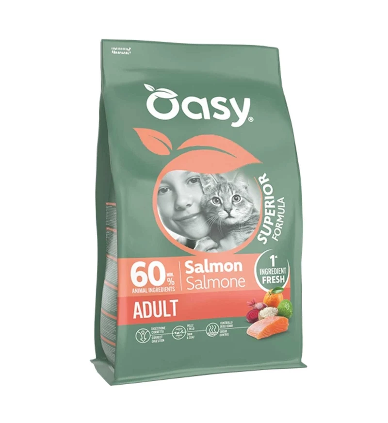 OASY SUPERIOR GATTO ADULT SALMONE DA 1,5 KG