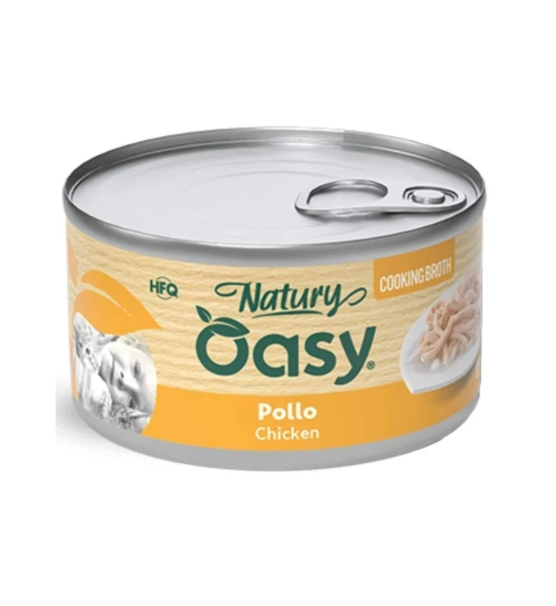 OASY NATURY GATTO POLLO IN BRODO DA 85 GR IN LATTINA