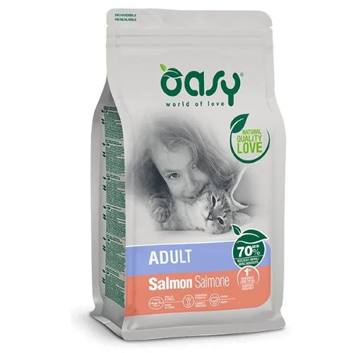 OASY DRY CAT ADULT SALMON 1,5KG NP