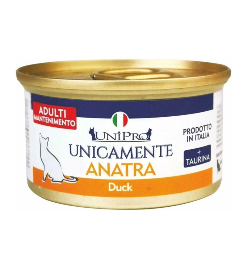 UNIPRO UNICAMENTE GATTO ANATRA MONOPROTEICO 85 GR