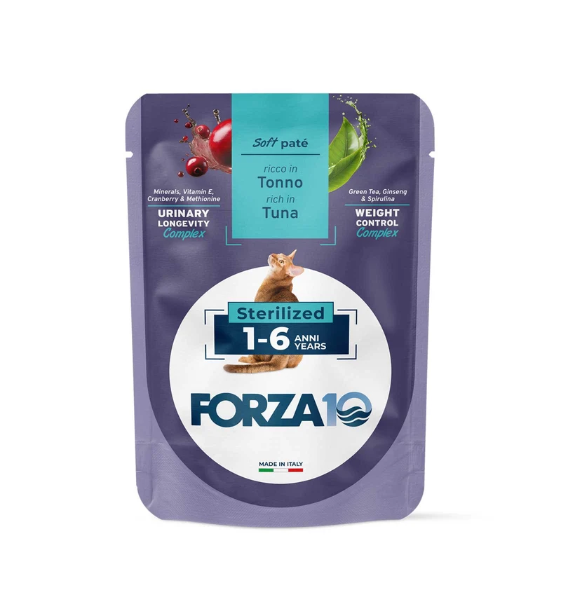 FORZA10 GATTO MAINTENANCE ADULT STERILIZZATO TONNO DA 80 GR IN BUSTA