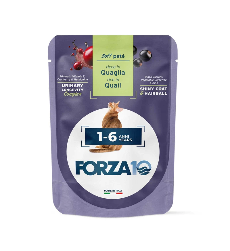 FORZA10 GATTO MAINTENANCE ADULT QUAGLIA DA 80 GR IN BUSTA