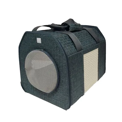 TRASPORTINO C/TIRAGRAF 30X42X31CM GRIGIO