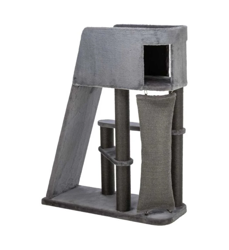 TRIXIE GATTO TIRAGRAFFI ACTIVE CON RAMPA GRIGIO 122 CM