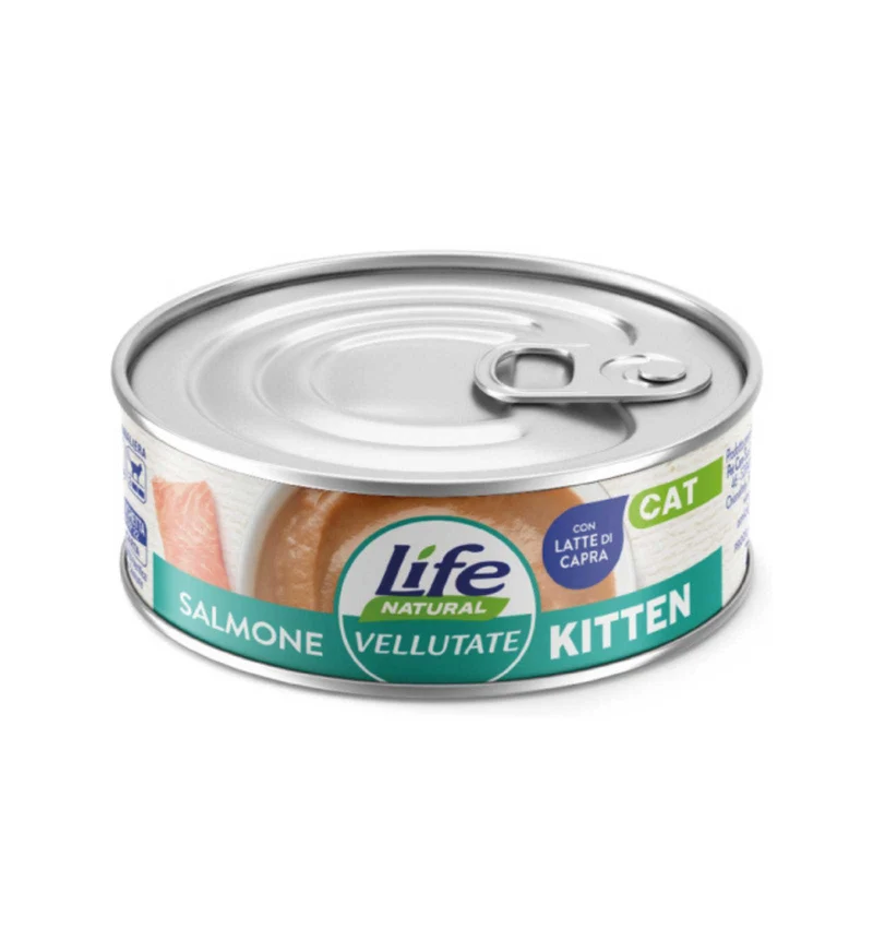 LIFEPETCARE GATTO VELLUTATE KITTEN SALMONE DA 70 GR