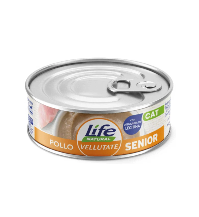 LIFEPETCARE GATTO VELLUTATE SENIOR POLLO DA 70 GR