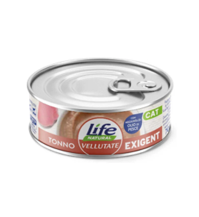 LIFEPETCARE GATTO VELLUTATE EXIGENT TONNO DA 70 GR