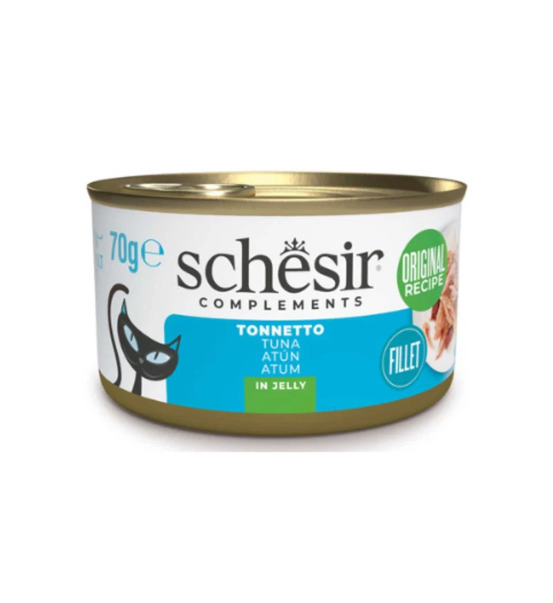 SCHESIR GATTO COMPLEMENTARE TONNO IN GELATINA DA 70 GR