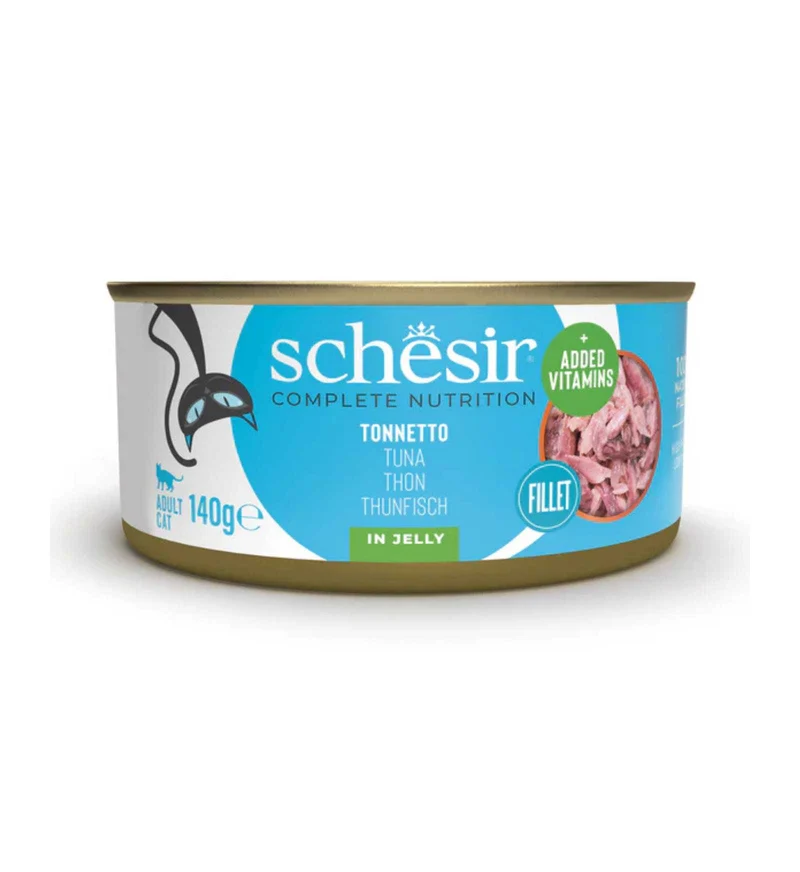 SCHESIR GATTO COMPLETO TONNO IN GELATINA DA 140 GR