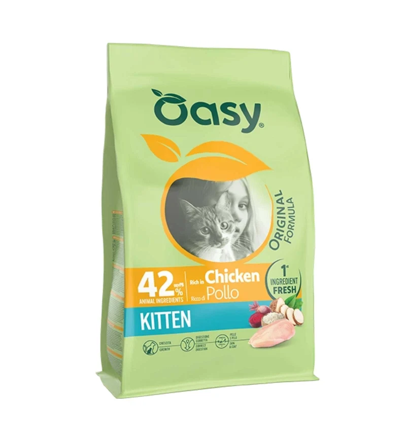 OASY GATTO ORIGINAL KITTEN POLLO DA 1,5 KG