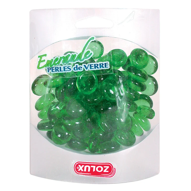 Decorazione per acquario Perle di vetro color smeraldo 442g Zolux 357515