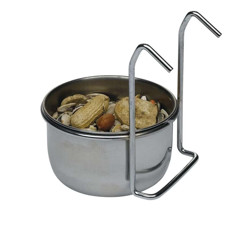 Ciotola inox pappagalli e cacatua Sirio L300