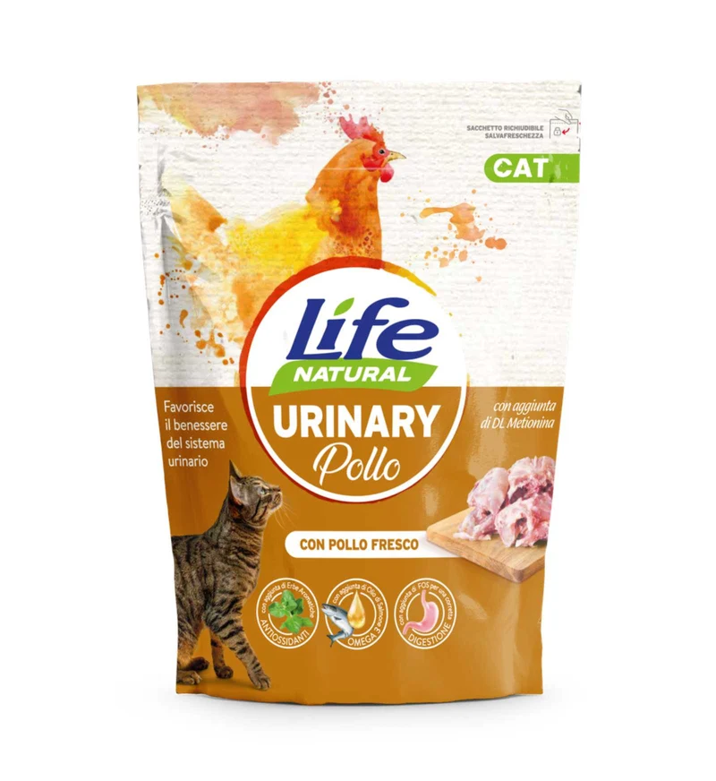LIFEPETCARE GATTO LIFE CAT URINARY POLLO DA 800 GR