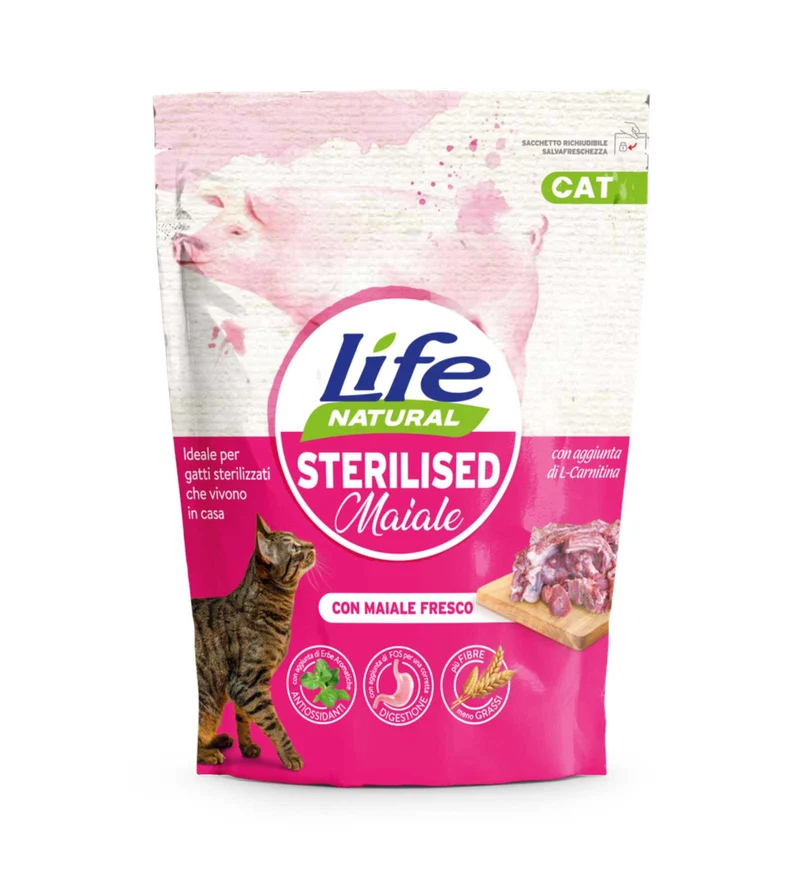 LIFEPETCARE GATTO LIFE CAT STERILIZZATO MAIALE