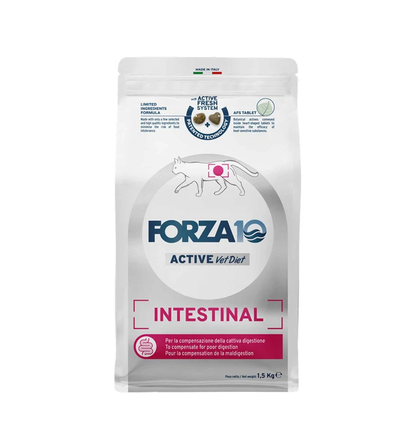 FORZA10 GATTO ACTIVE INTESTINAL ADULT PESCE DA 1,5 KG