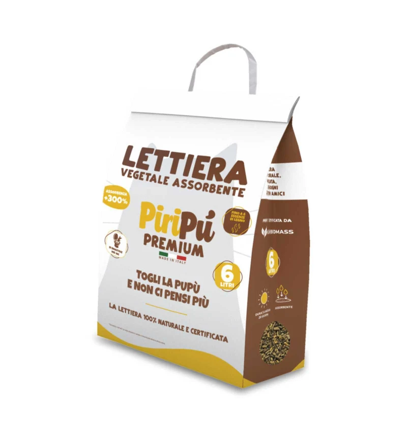 PIRIPU GATTO LETTIERA NATURALE PREMIUM 6 LT