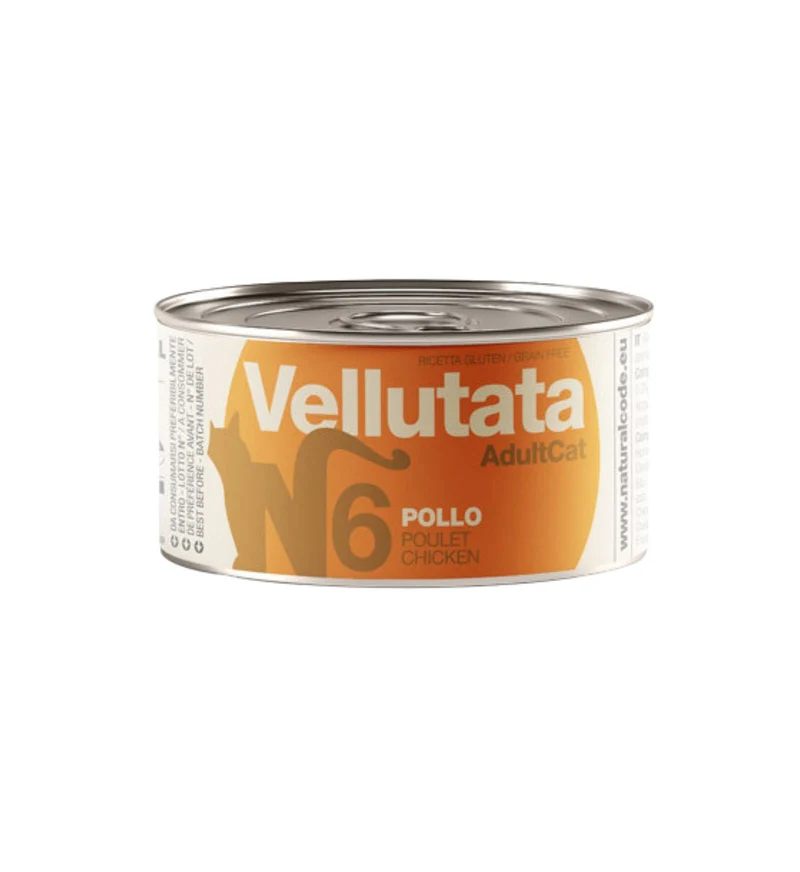 NATURAL CODE GATTO N6 VELLUTATA ADULT POLLO DA 85 GR