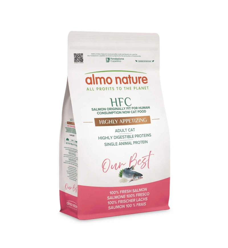 ALMO NATURE HFC OUR BEST GATTO ADULT HIGHLY APPETIZING SALMONE