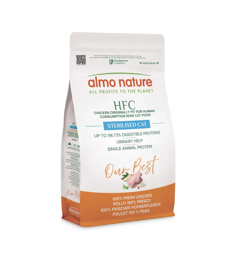 ALMO NATURE HFC OUR BEST GATTO ADULT STERILIZED POLLO