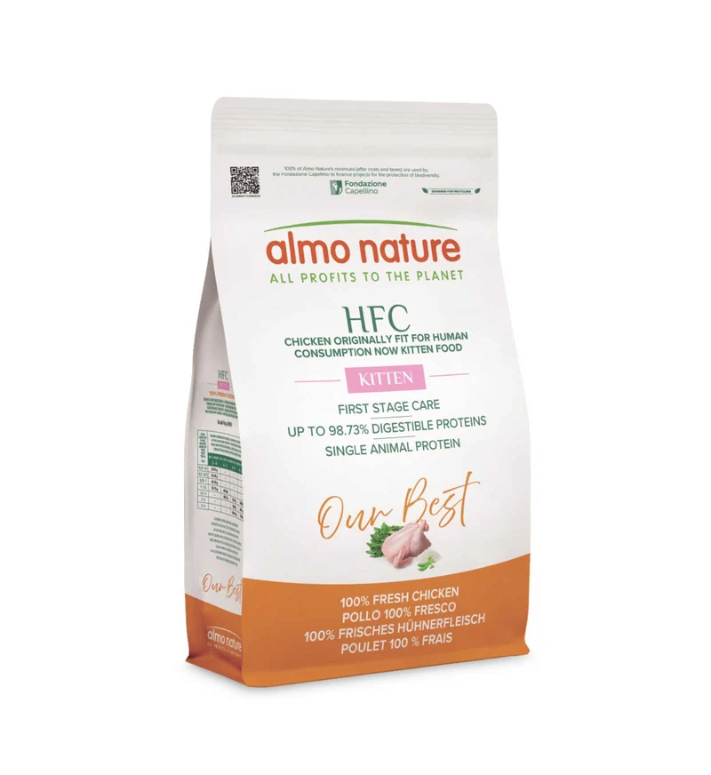 ALMO NATURE HFC OUR BEST GATTO KITTEN POLLO