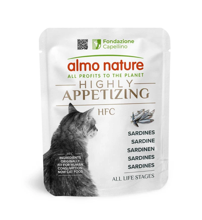 ALMO NATURE HFC HIGHLY APPETIZING GATTO SARDINE DA 50 GR