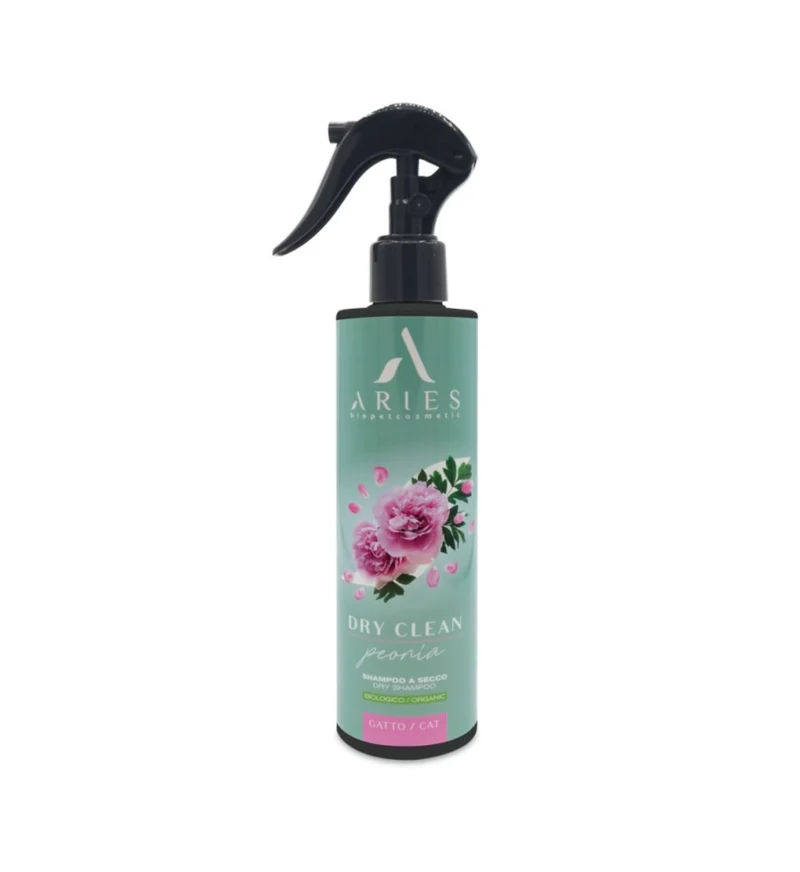 ARIES GATTO SHAMPOO A SECCO DRY CLEAN PEONIA DA 250 ML