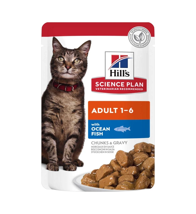 HILL'S SCIENCE PLAN GATTO ADULT AL PESCE OCEANICO DA 85 GR IN BUSTA