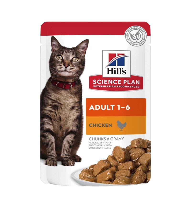 HILL'S SCIENCE PLAN GATTO ADULT AL POLLO DA 85 GR IN BUSTA
