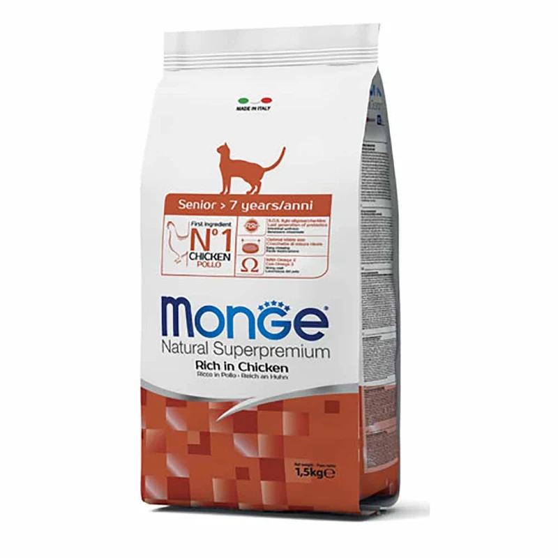 Alimento gatto Monge Natural Senior pollo