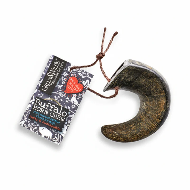 Green&Wilds Buffalo Horn Chew Treats for Dogs