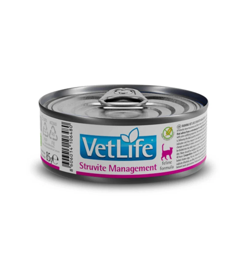 FARMINA VET LIFE GATTO STRUVITE MANAGEMENT DA 85 GR IN LATTINA