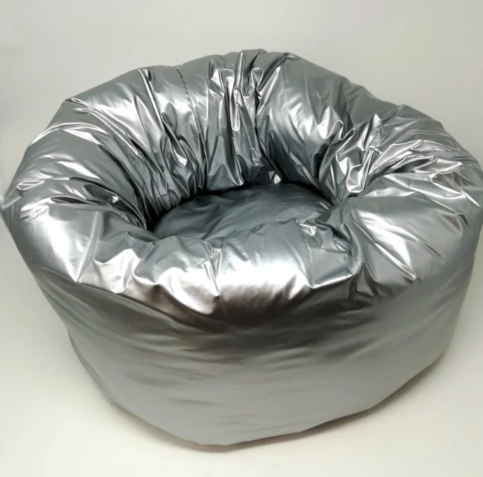 CUCCIA DONUT 46X25CM ARGENTO