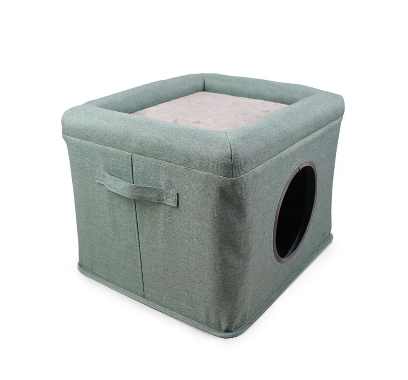 CUCCIA POUFF 50X40X35CM VERDE SALVIA