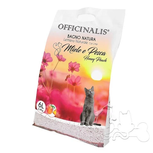 Officinalis Lettiera Vegetale Bagno Natura Miele e Pesca