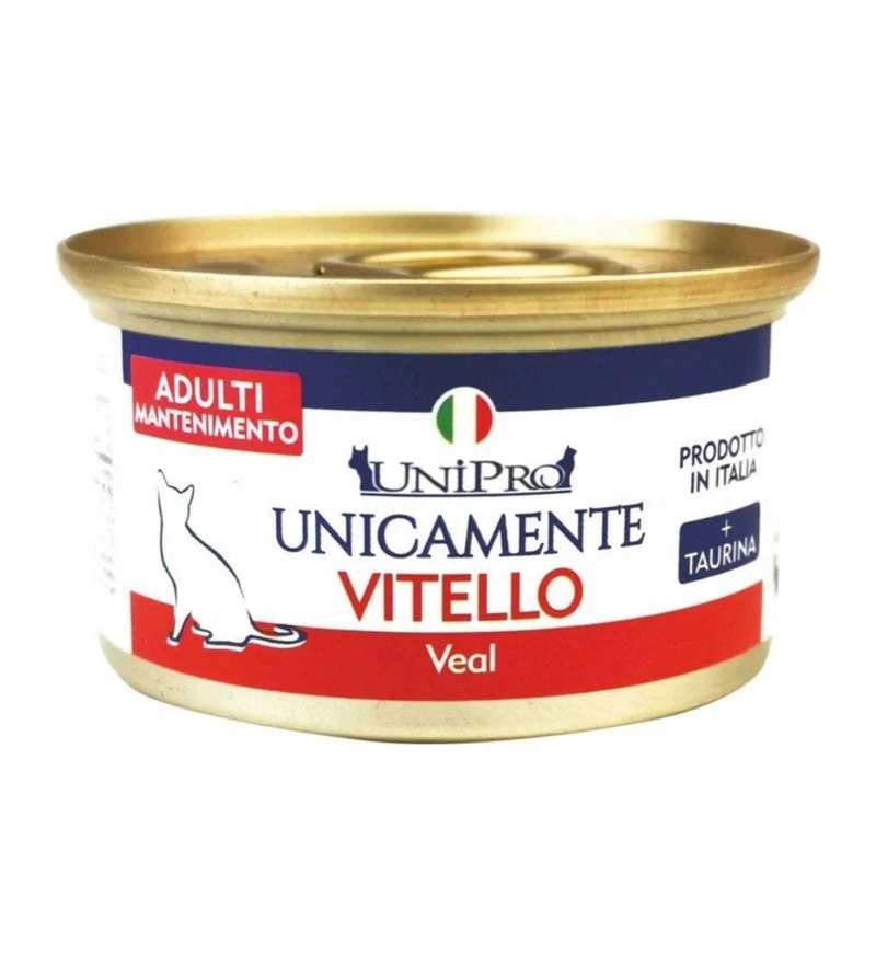 UNIPRO UNICAMENTE GATTO VITELLO MONOPROTEICO 85 GR