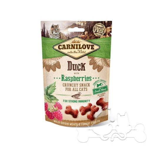 Carnilove Anatra e Lamponi Snack Croccante per Gatti