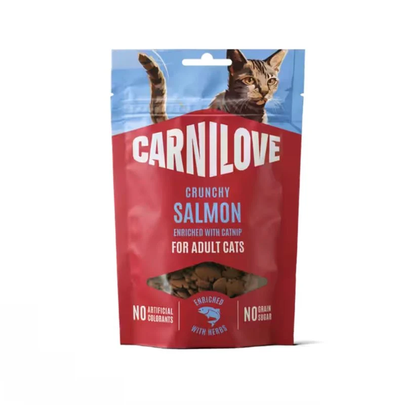 Carnilove Salmone con Erba gatta Snack Croccante per Gatti