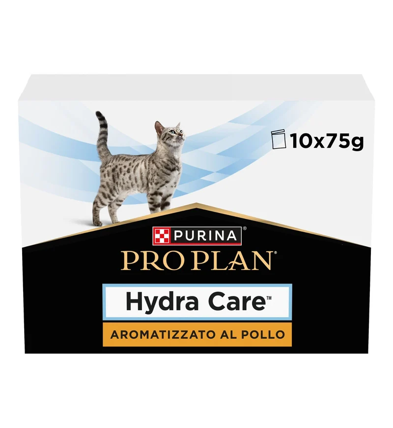 PURINA VETERINARY DIET GATTO HYDRA CARE AL POLLO DA 75 GR IN BUSTINA