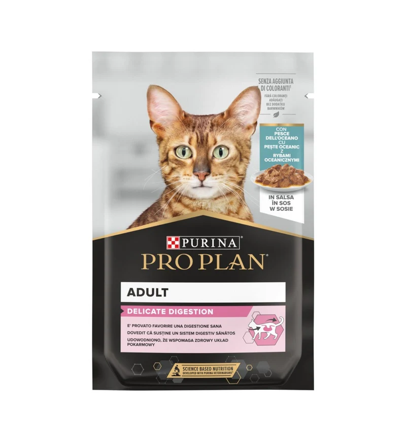 PURINA PRO PLAN GATTO STERILIZZATO PESCE DELL'OCEANO IN SALSA DA 85 GR IN BUSTA