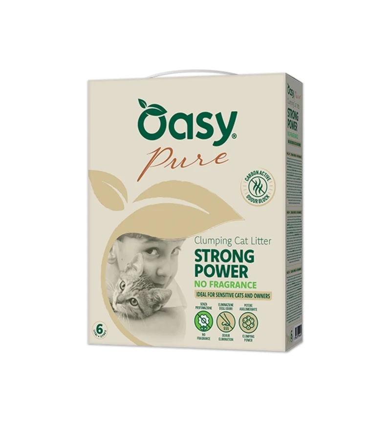 OASY LETTIERA MINERALE PURE STRONG POWER NO FRAGRANCE DA 10 LT