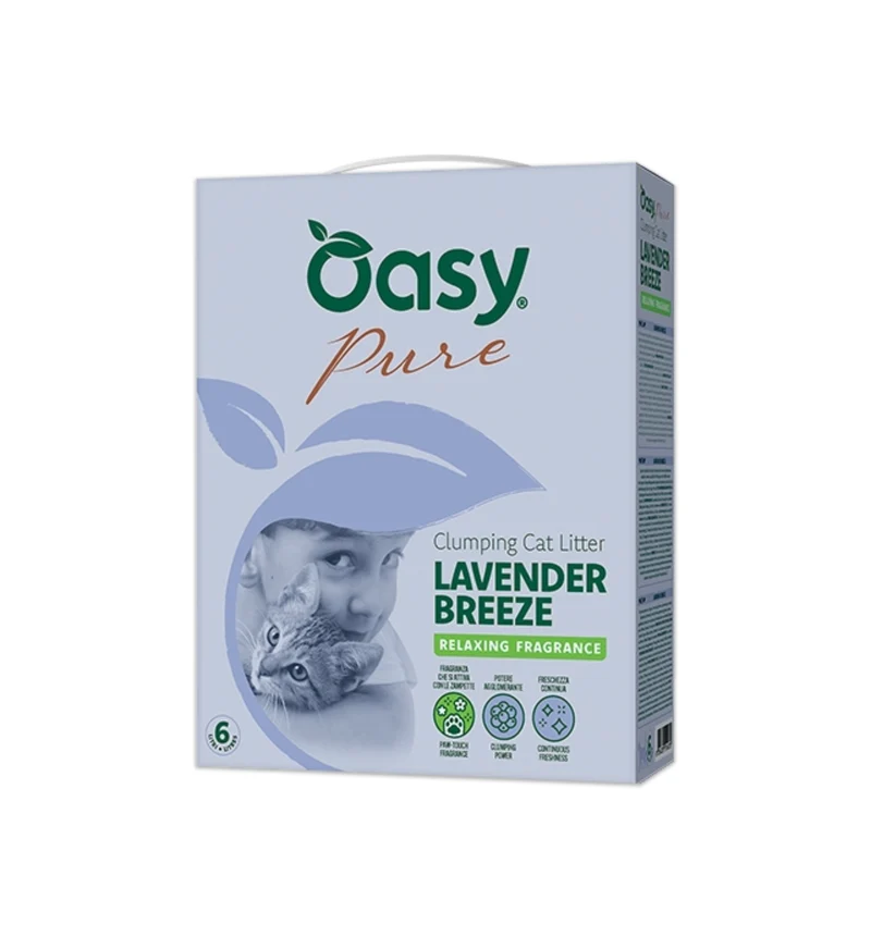 OASY LETTIERA MINERALE PURE LAVANDER BREEZE DA 10 LT