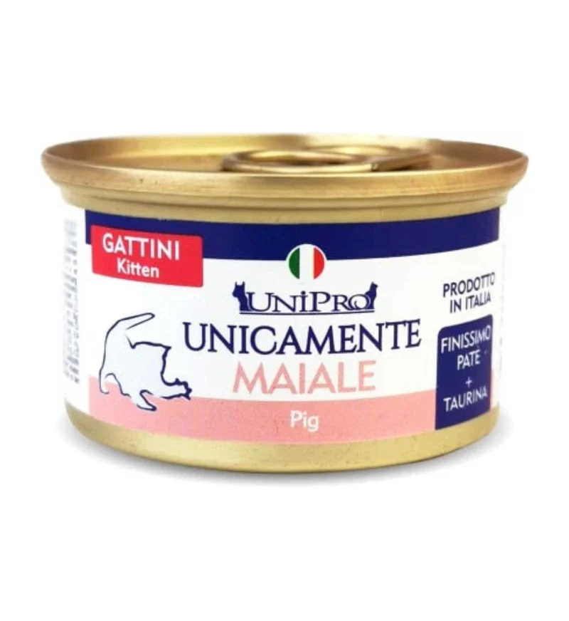 UNIPRO UNICAMENTE GATTINI MAIALE MONOPROTEICO 85 GR
