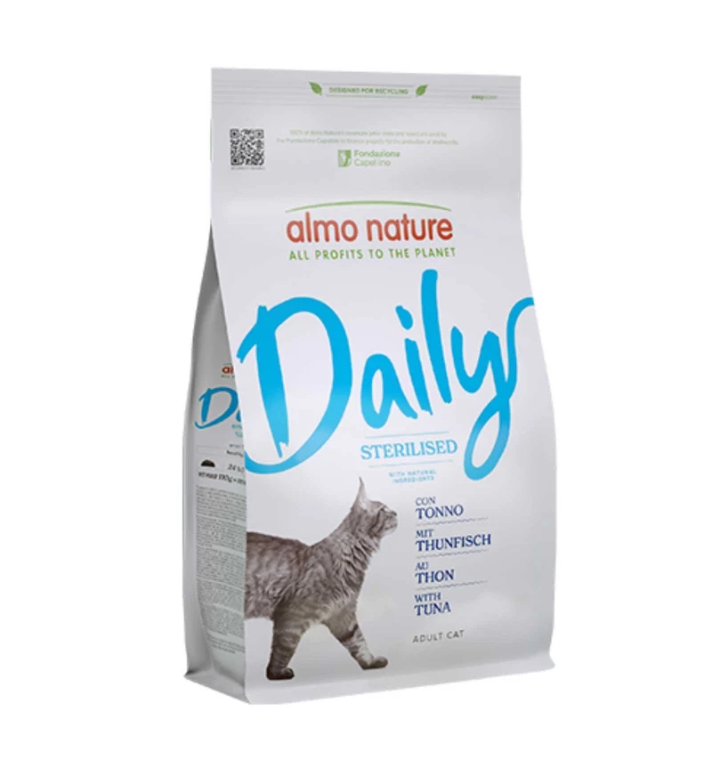 ALMO NATURE GATTO ADULT DAILY MAINTENANCE TONNO E RISO DA 1,2 KG